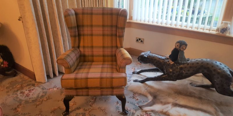 Tartan Wingback